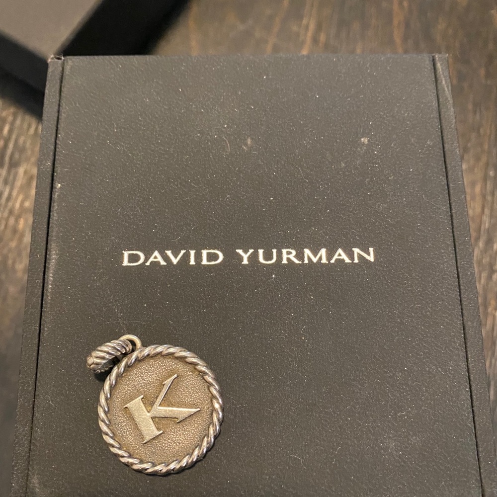 David Yurman Intial K Charm / pendant